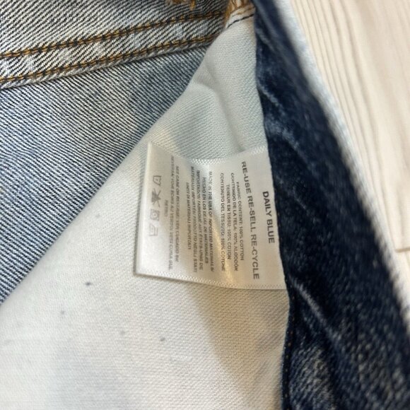 Daily Blue by Adriano Goldschmied Hype Cropped Jean Size 29 NWT Distressed - Picture 6 of 10